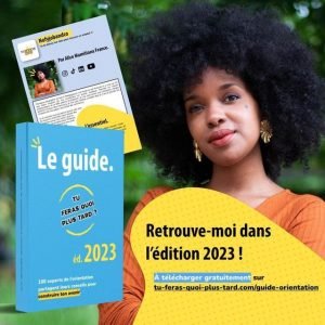 Apparition dans le guide de l'orientation élaboré chaque année par l'association tu feras quoi plus tard